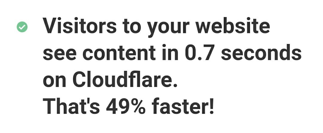 Improve Page Speed with Cloudflare